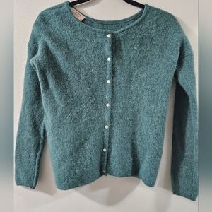 Sezane Gaspard Cardigan in Sage